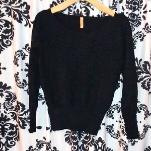 Classic Black Women's Crew Neck Sweater